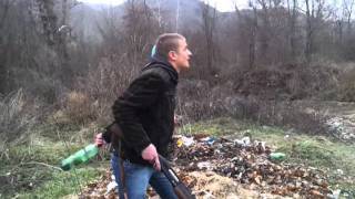 baikal mp 153 supermagnum shooting [upl. by Asirac527]