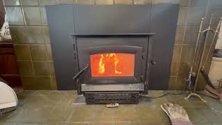 Ashley Hearth Wood Stove Insert Review [upl. by Northway]