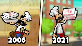 The Evolution of Papa Louie Games 2006  2021 [upl. by Ateuqram]