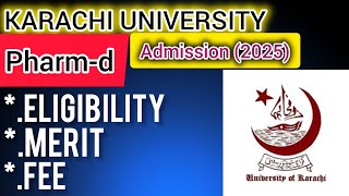 Karachi University pharmd admission 2025karachi university pharm d department [upl. by Stephens]