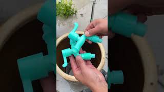 Outdoor antifreeze faucet viralvideo woodworking decoration tools shorts [upl. by Eberhart]