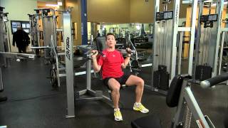 Life Fitness Pro2 Series Shoulder Press Instructions [upl. by Kirit75]