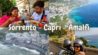 ITALY vlog Sorrento Capri amp PositanoAmalfi Coast  Hotel Ferry Cost amp More [upl. by Lenrad]