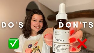 HOW TO PROPERLY USE THE ORDINARY ROSEHIP OIL  Dos and Donts [upl. by Alol]