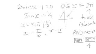 Solving trig equations with radians Lesson 2 Engineering Maths 1 [upl. by Sigfrid332]