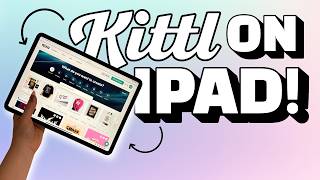 Kittl Works On The iPad How To Use Kittl On Your Tablet with an Apple Pencil ✍️ [upl. by Marice]