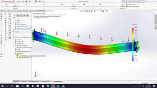 SolidWorks  Mesh разные размеры и результаты от размера сетки [upl. by Fannie332]