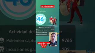 Subimos a Nivel 46 Girando Pokeparadas un Septimo dia parati suerte pokemon PokemonGo shorts [upl. by Adnovad]