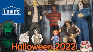 LOWES 2022 HALLOWEEN DECOR STORE WALKTHROUGH [upl. by Boot]