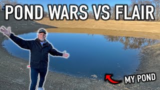 Im Building a Pond to MAKE FLAIR JEALOUS Pond Wars Pt 1 [upl. by Anastice]