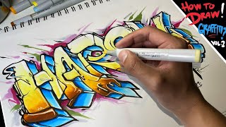 HOW TO DRAW GRAFFITI FOR BEGINNERS 2021  BASICS [upl. by Sikata]