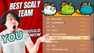 AXIE CLASSIC BEST SCALY TEAM BUILD THE IMMORTAL PLANT GAMEPLAY [upl. by Brightman]