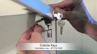 HON F26 Vertical File Cabinet Lock Kit Install [upl. by Nosneb]