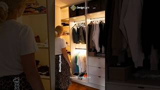 LED lighting for the wardrobe  Design Light wwwdesignlighteu led furniture [upl. by Cecil]