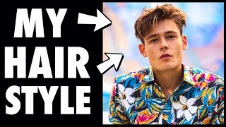 HOW TO GET A MALE MODEL HAIRCUT [upl. by Ranjiv]