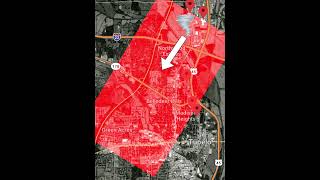 2014 Tupelo Tornado Path [upl. by Gomar]