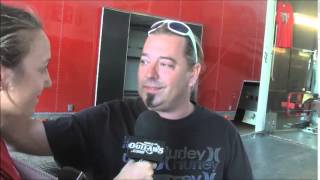 2015 World of Outlaws Calistoga Speedway Day 1 OneonOne with Jason Sides [upl. by Edholm]