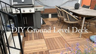 DIY Ground Level Deck [upl. by Arik]