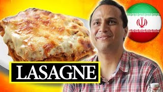 STRANIERI mangiano LASAGNE ITALIANE per la PRIMA volta  thepillow [upl. by Kaule]