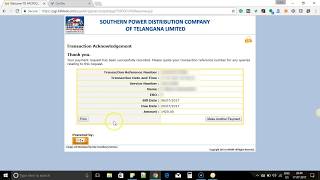 How to pay Telangana Power bill  TSSPDCL [upl. by Eibot]