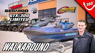 2024 SeaDoo GTX™ Limited 300 Blue Abyss First Look Walkaround Review [upl. by Elephus22]