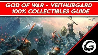 God of War  100 Collectibles Veithurgard Guide Full Commentary  Gaming Instincts [upl. by Kcirreg]