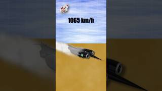 Thrust ssc fastest car🚗  knowit [upl. by Aiykan]