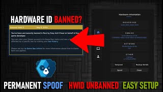 HWID Spoofer for RUSTFORTNITEVALORANT amp MORE Temp Spoofer amp Perm Spoofer [upl. by Remmos200]