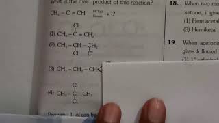 Question of Electrophilic addition reaction by DK Gupta [upl. by Cherri864]