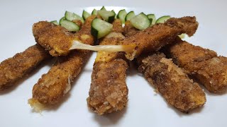 СЫРНЫЕ палочки Вкуснейшая закуска за 5 МИНУТ СЫРНЫЕ палочки в панировке [upl. by Acinoed796]