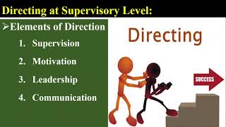 Directing at Supervisory Level [upl. by Celeste]