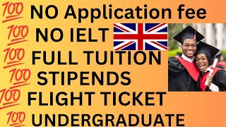 Fully Funded Undergraduate Scholarships for International students in UK Urgent [upl. by Florina]