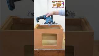 丸ノコとトリマーの透明プレート！ テーブルソーampトリマーテーブル！ Shorts woodworking diy [upl. by Sivahc52]