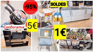 CONFORAMA😱😱95 SOLDES⚠️⚠️💢PETITS PRIX 310122 CONFORAMA SOLDES BONPLAN FOLIES decoration [upl. by Sophie777]