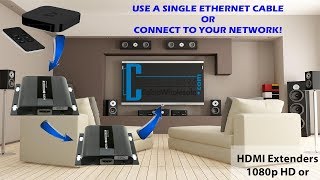 Howto Extend 4K HDMI up to 120m Other RoomMedia Closet [upl. by Fiorenze]