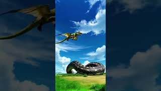 Thunder Lizard Attacks Python Demon in the Fieldthunder anime python jurassicworld [upl. by Brenden]