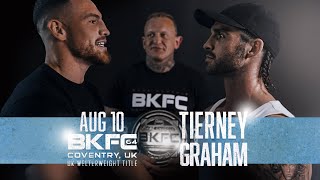 Connor Tierney vs Jonny Graham  BKFC 64 Full Press Conference [upl. by Etterraj]