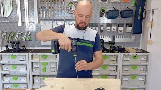 Festool Akumulatora urbjmašīnaskrūvgriezis CXS 18 TXS 18 – unboxing testing funkcijas [upl. by Durst]