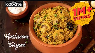 Mushroom Biryani  Mushroom Pulao  Kalan Biryani  Mushroom Recipes  Rice Recipes  Lunch Recipes [upl. by Northington258]