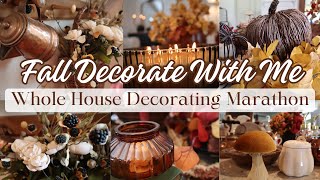 Fall Decorating Ideas 2024  Whole House Decorate With Me  Cottage Style Fall Home Decor [upl. by Reagan]