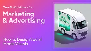 How to Design Social Media Visuals  Gen AI Workflows [upl. by Kathlin349]