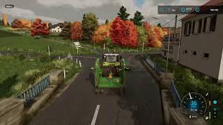 Farming Simulator 22 Je fauche la deuxième coupe dherbe map Pallegney [upl. by Donough]