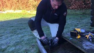 Mounting GroundPlug® Twister™ Deck footings in frozen ground [upl. by Clair]