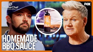 Gordon Ramsay Takes Home Chef’s BBQ Sauce  MasterChef [upl. by Tally817]