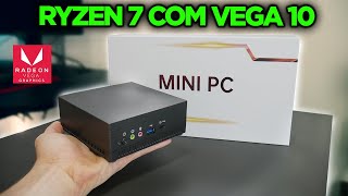 MINI PC GAMER DO ALIEXPRESS COM VEGA 10 E RYZEN 7 3750H POR R2MIL EU ACABEI GOSTANDO [upl. by Pollux]