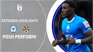 POSH PERFORM  Peterborough United v Cambridge United extended highlights [upl. by Veneaux616]