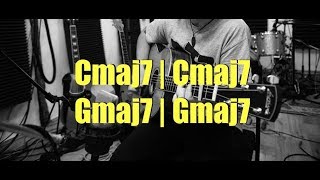 Gmaj7 to Cmaj7 Backing Track  Chill HipHop Feel  Guitar Improvisation Jam Track [upl. by Nyrmac]