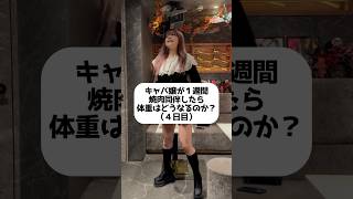 【4日目】カルビライスはやばすぎ ちゅきちゅきらぶりーちゃん キャバ嬢 焼肉 ダイエット 検証 [upl. by Anaiviv]