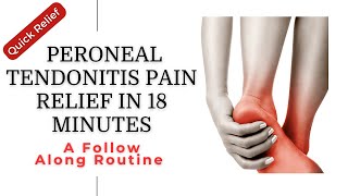 Quick Relief from Peroneal Tendonitis with these 5 Easy Stretches A Follow Along Routine [upl. by Pember]