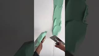 Filling Q1 with green filling compoundshots drywallfinisher [upl. by Zaid]